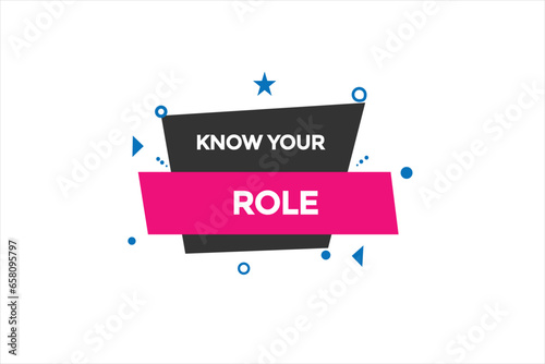  new know your role  modern, website, click button, level, sign, speech, bubble  banner, 
