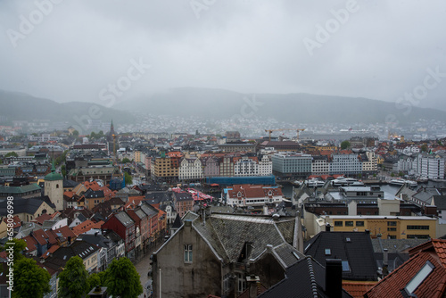 viewpoint of the Norwegian city 