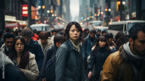 Busy Streets Pedestrians Navigation