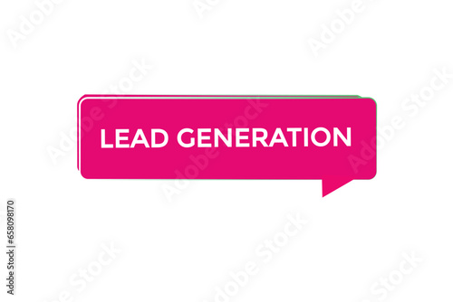  new lead generation  modern, website, click button, level, sign, speech, bubble  banner, 
