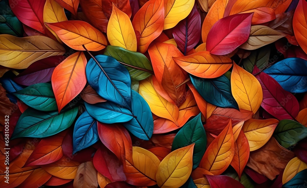 Colorful autumn leaves, autumn background.