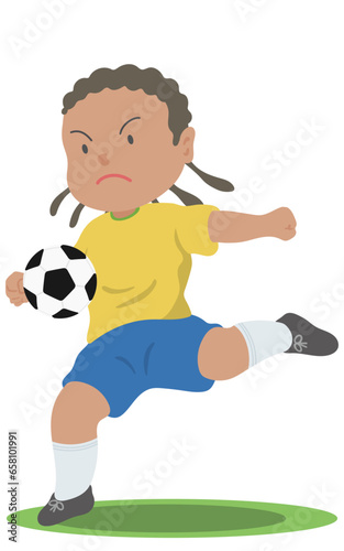 ボレーシュート　サッカー