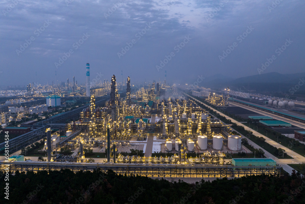 Chemical or Petrochemical factory plant power plant