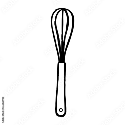 Whisk cartoon illustration