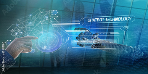 Infographics about the discovery of new technologies related to AI.