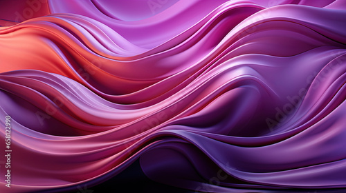 Digital Abstract Pink and Purple Acrylic Paint Liquid Wavy Pattern Background