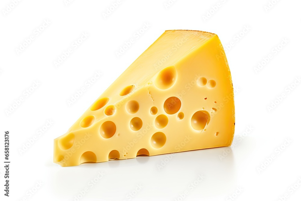 Savor flavor. Slice of fresh cheddar cheese on white background isolated. Hole delights. Swiss triangles for snacking. Chunk of gourmet Savor flavor. Slice of fresh cheddar cheese on white background isolated. Hole delights. Swiss triangles for snacking. Chunk of gourmet