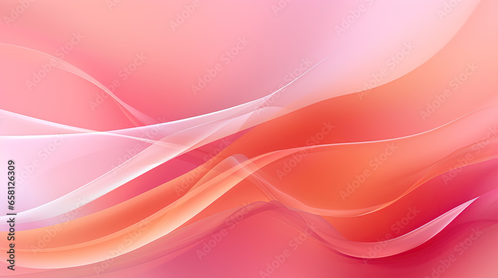 Fototapeta premium Colorful Elegant Wavy Abstract Acrylic Painting Design Background