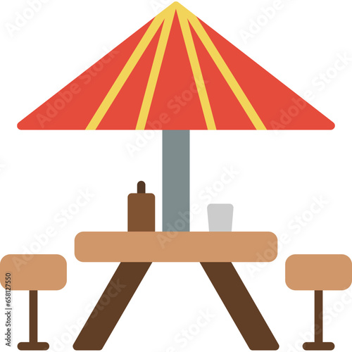 Picnic Table Icon