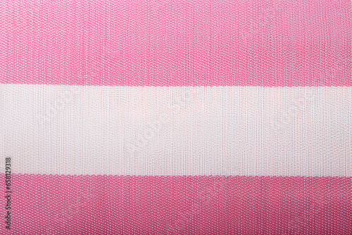 pink and white striped fabric texture background