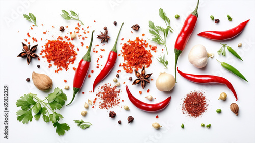 food, pepper, red, chili, hot, vegetable, spice, fresh, isolated, green, spicy, paprika, healthy, ingredient, tomato, white, organic, salad, cooking, vegetables, peppers, cayenne, chilli, freshness, c