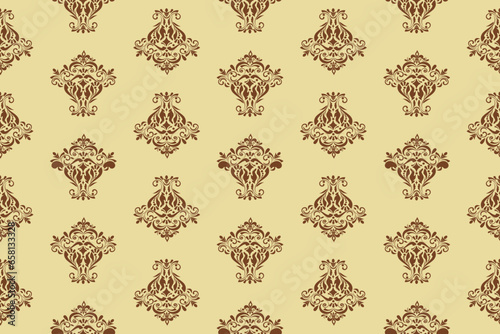 vintage western classic old style luxury shape pattern vector wallpaper background 2