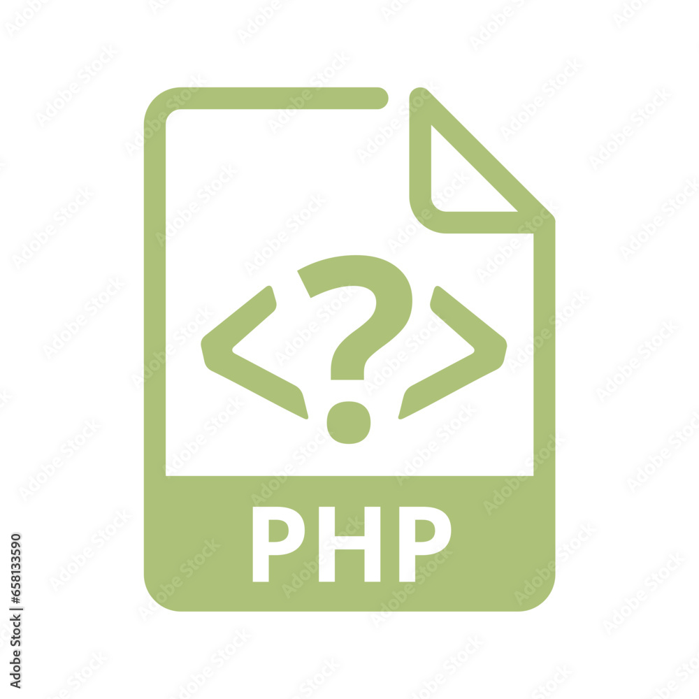 PHP File Icon. Vector File Format. PHP File Extension Modern Flat Design PHP File Icon. Vector File Format. PHP File Extension Modern Flat Design