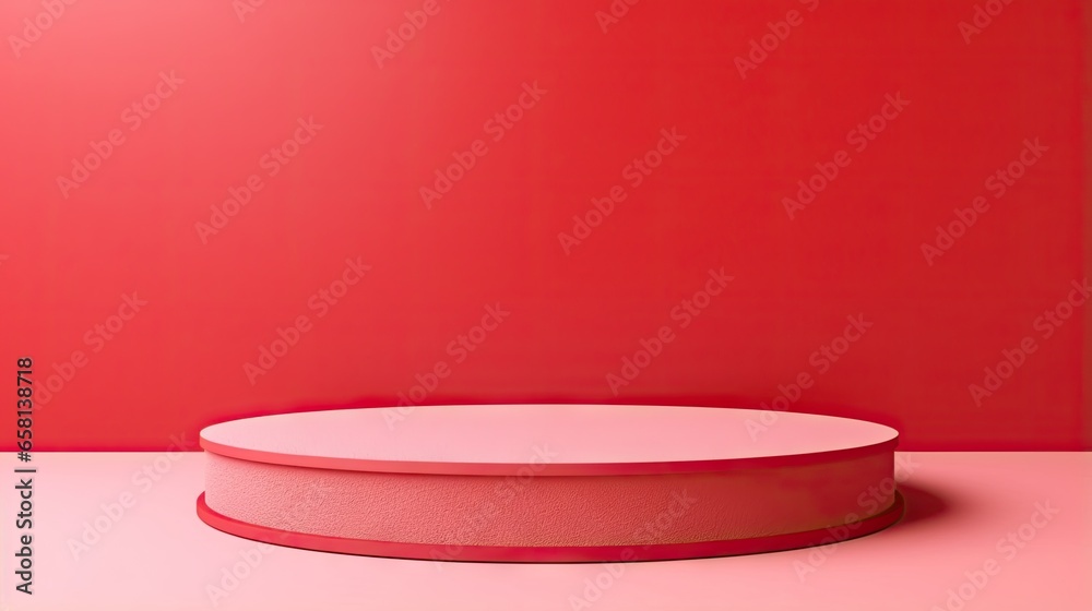 3D Rendered Podium, Red Background
3D Rendered Podium, Red Background