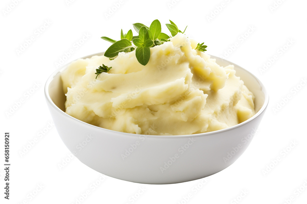 Mashed potatoes with white background for easy cutout PNG Mashed potatoes with white background for easy cutout PNG