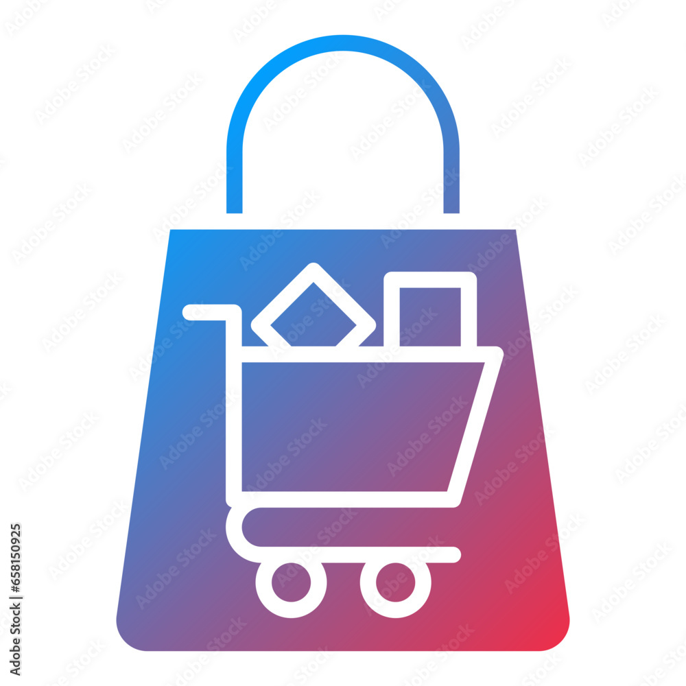 Vector Design Shopping Bag Icon Style Vector Design Shopping Bag Icon Style