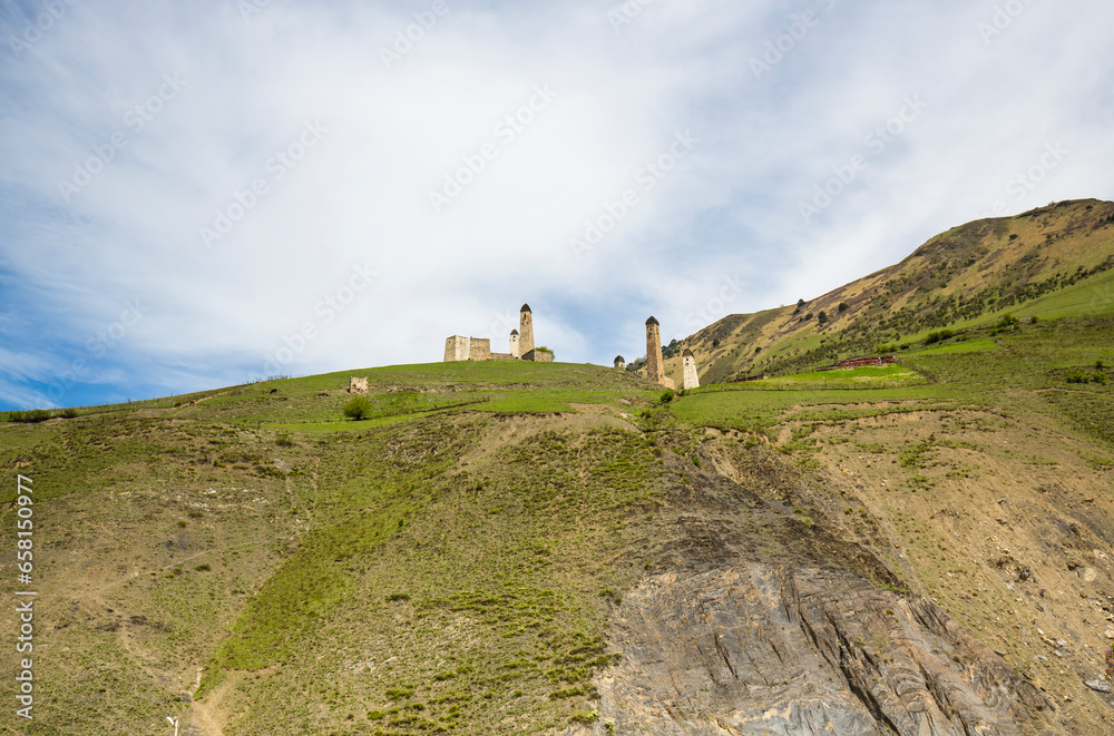 Ancient battle towers of Ingushetia