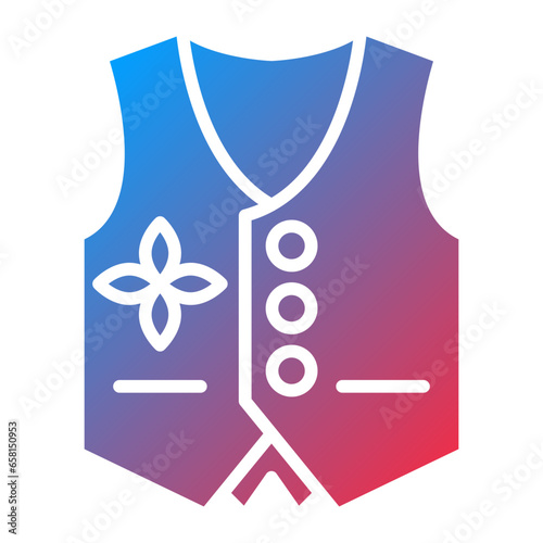 Vector Design Vest Icon Style