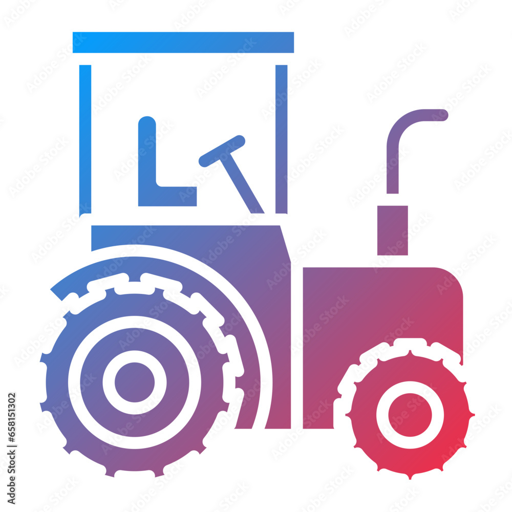 Vector Design Tractor Icon Style