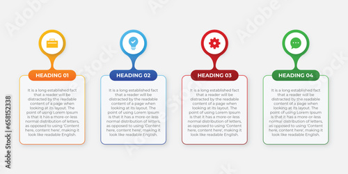 4 Infographics template
