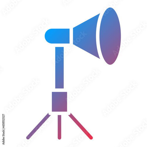 Vector Design Camera Reflector Icon Style