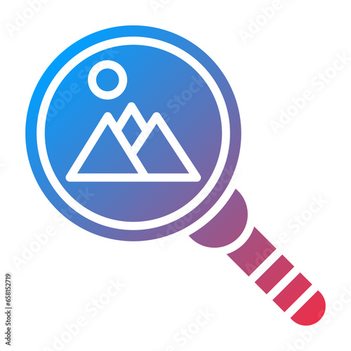 Vector Design Search Image Icon Style