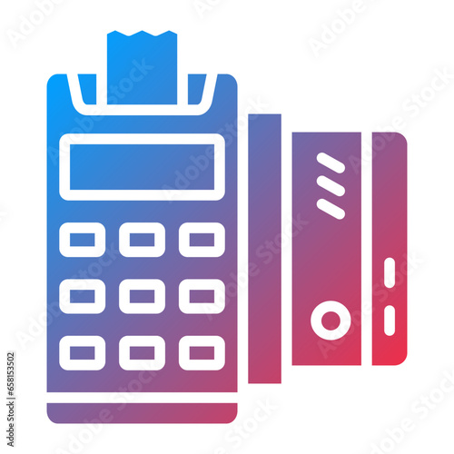 Vector Design Card Machine Icon Style