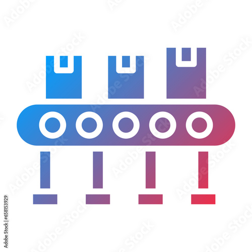 Vector Design Conveyor Belt Icon Style