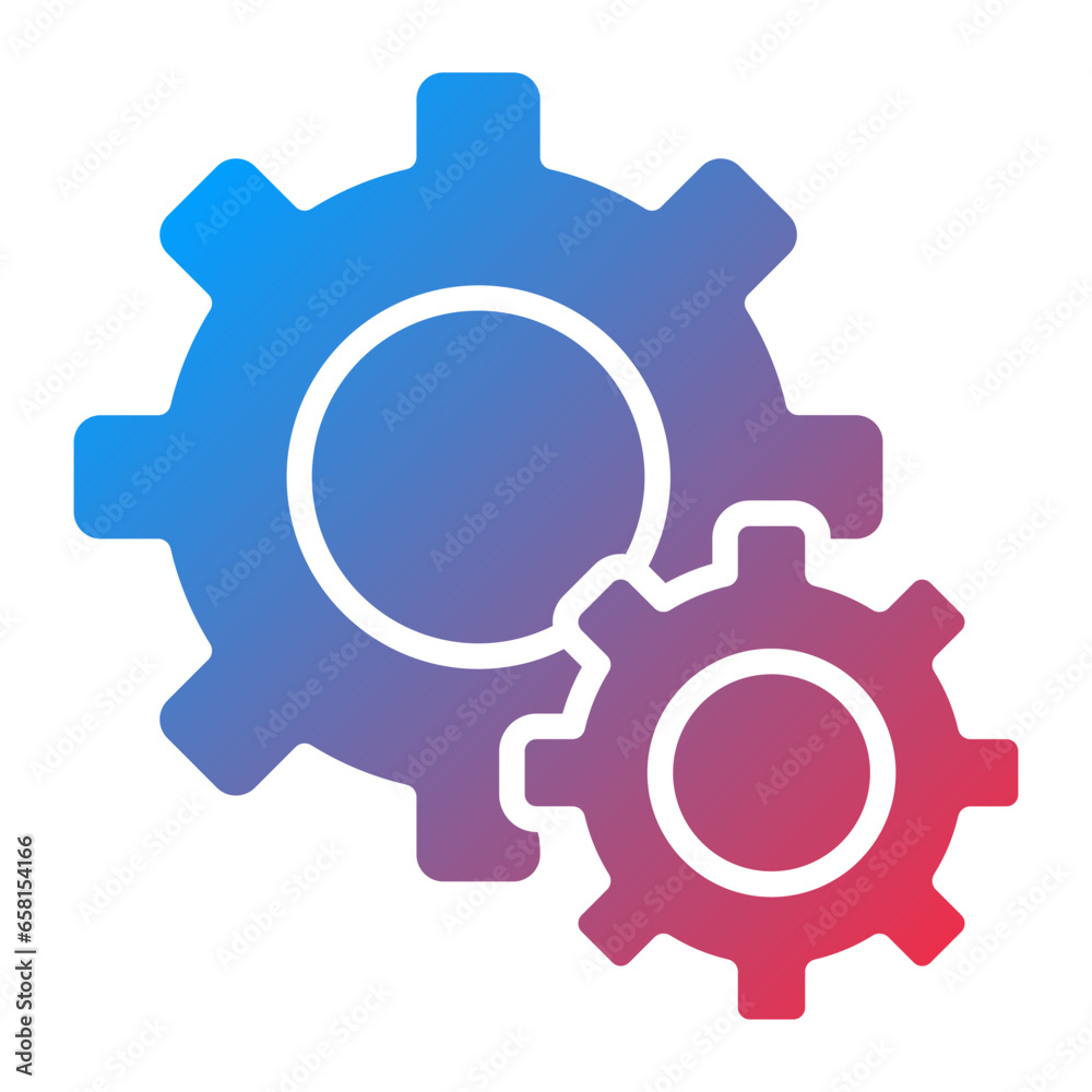 Vector Design Gears Icon Style Vector Design Gears Icon Style