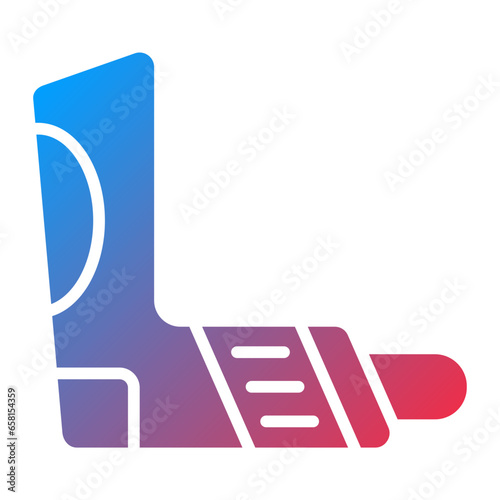 Vector Design Inhaler Icon Style