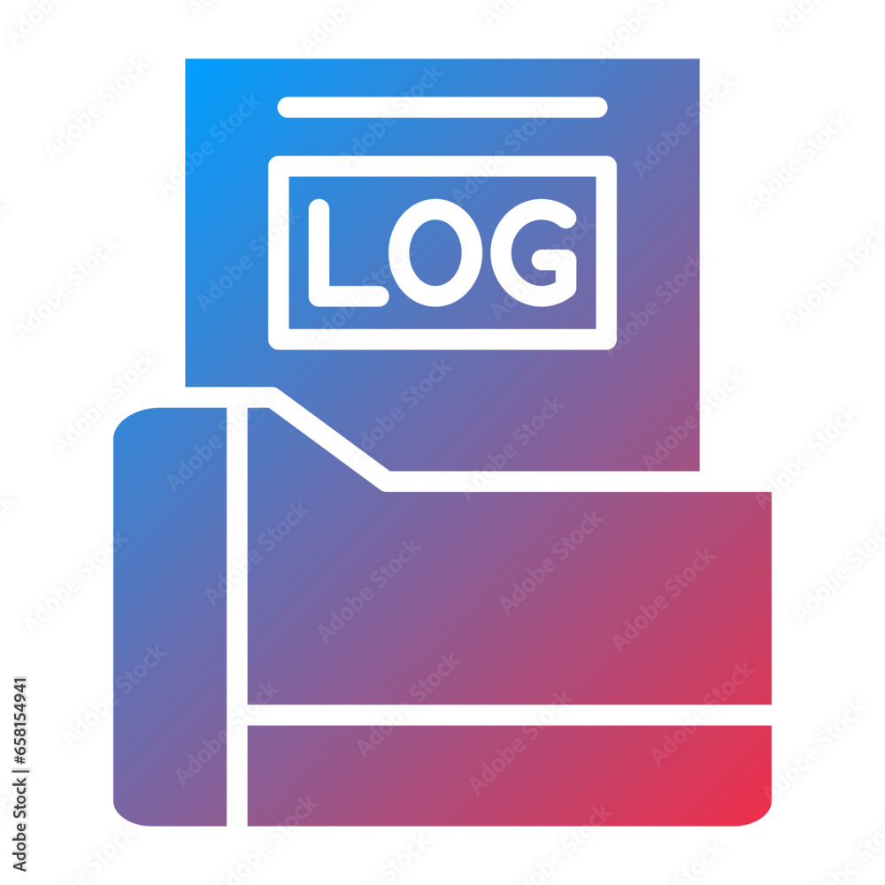 Vector Design Logs Icon Style Vector Design Logs Icon Style