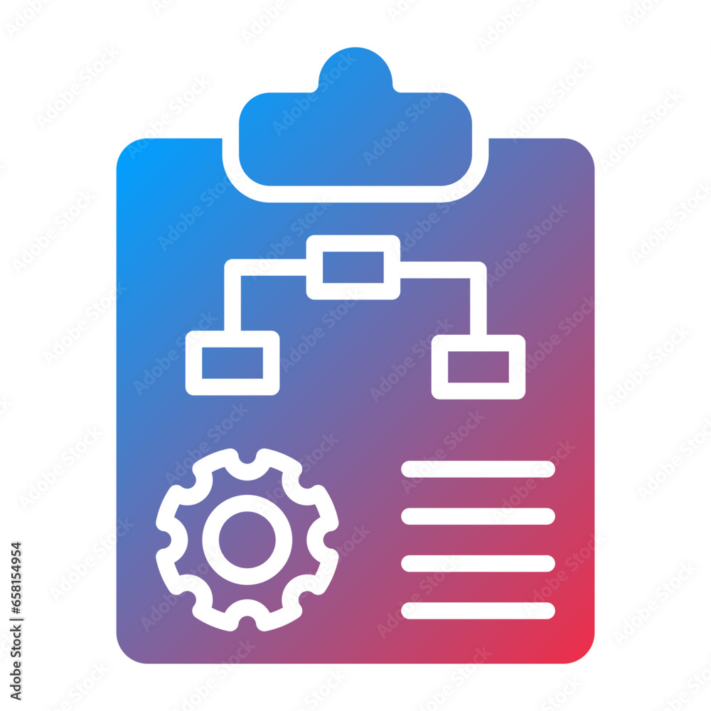 Vector Design Project Plan Icon Style Vector Design Project Plan Icon Style