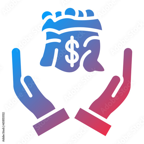Vector Design Financial Help Icon Style