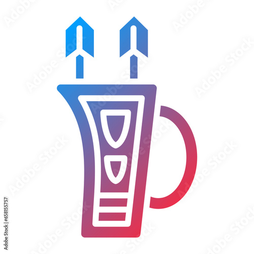 Vector Design Quiver Icon Style