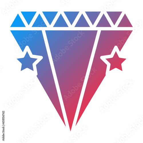 Vector Design Diamonds Icon Style