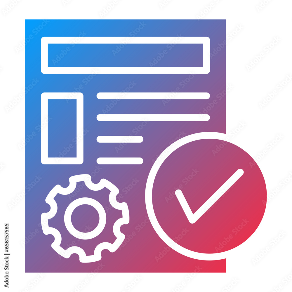 Vector Design Project Fulfillment Icon Style Vector Design Project Fulfillment Icon Style