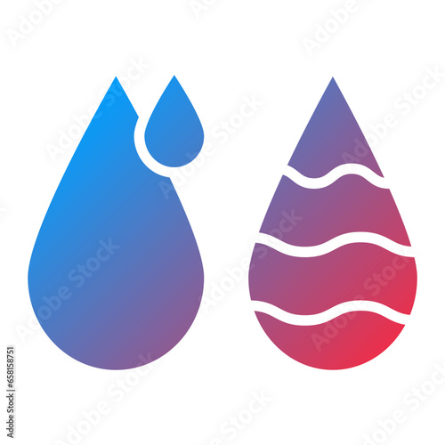 Vector Design Fluid Icon Style