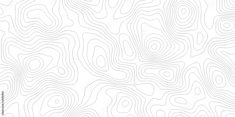Black and white background, Abstract topographic contours map background . Abstract white pattern topography vector background . The topographic map contour in lines and contours isolated transparent.