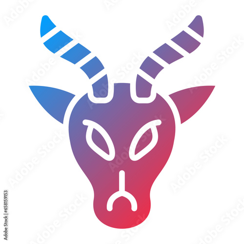 Vector Design Gazelle Icon Style