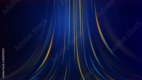 Abstract colorful background with bright neon rays and glowing lines animation.