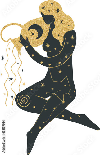 Golden aquarius horoscope zodiac signs woman