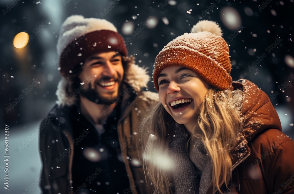 Winter vibes, enjoy winter cheerfully with a smiling and happy face Winter vibes, enjoy winter cheerfully with a smiling and happy face