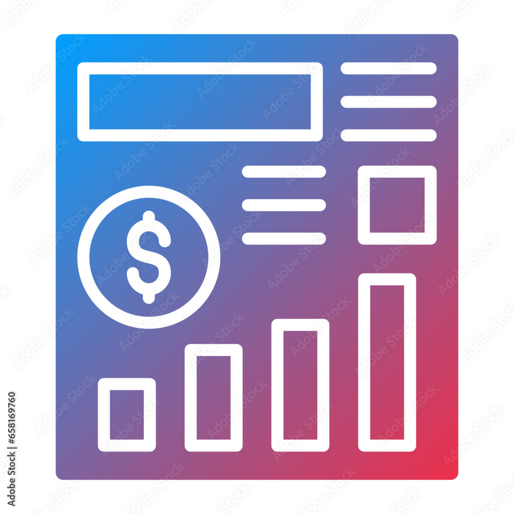 Income Statement Icon Style Income Statement Icon Style