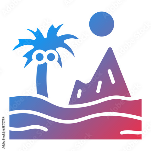 Desert Oasis Icon Style