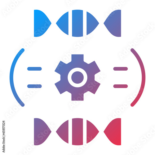 Genetic Engineering Icon Style