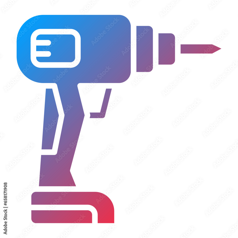 Drilling Machine Icon Style Drilling Machine Icon Style