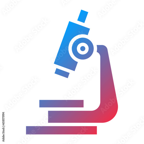 Microscope Icon Style