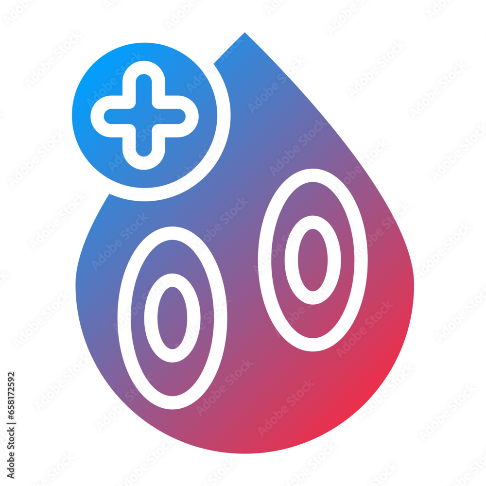 Obraz premium Hematology Icon Style