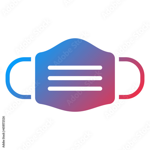 Face Mask Icon Style