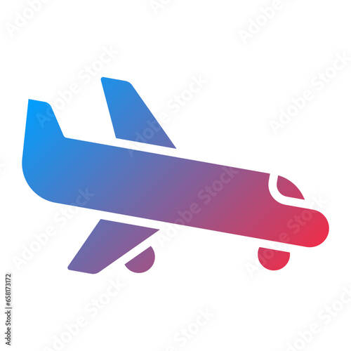 Domestic Flight Icon Style